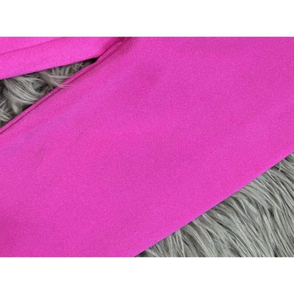 Frenchie Bright Metallic Girls Pink Leggings Size 8Y Ankle Length. - Picture 2 of 2